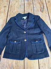 Fabulous MARIE CHANTAL Navy Blue Pure Wool Tailored BLAZER JACKET, 6 Years