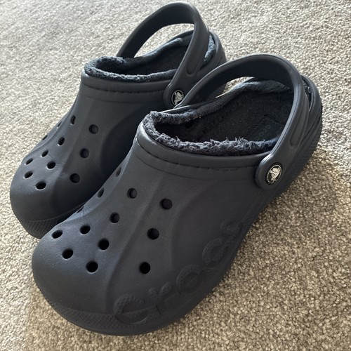 Crocs classic lined clog navy - lined,