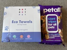 Dog Eco Towels pk20 & giant wipes Bundle