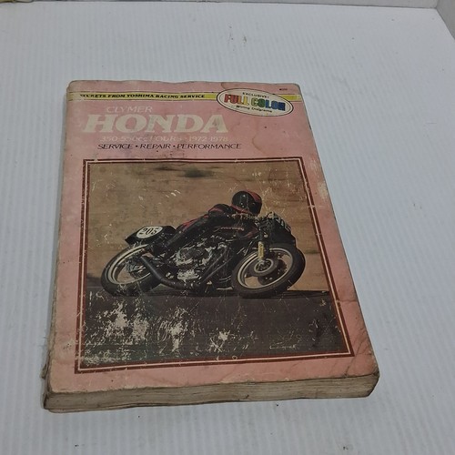 Clymer repair manual honda - clymer,