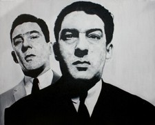 The Krays  A3 Fine art print From An Oil Painting By Howie Mathurine