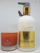 Molton Brown Vintage 2016 With Elderflower Body Lotion 300ml & Gingerlily Candle
