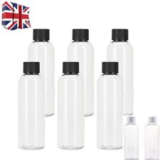 100ml  Travel Bottles Holiday Toiletries Screw Top UK Made 30% Recycled Plastic