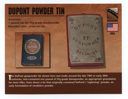 Dupont powder tin atlas - powder,
