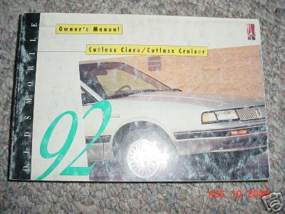 1992 oldsmobile cutlass ciera - oldsmobile,