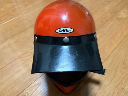 Griffin vintage orange helmet - vintage,