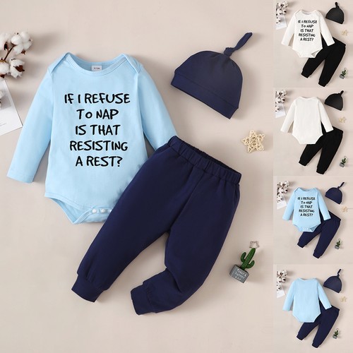 3pcs newborn baby boys romper - baby,