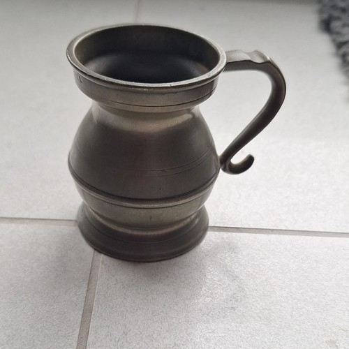 Pewter beer gill measure - beer,