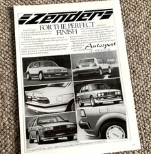 ZENDER AUTOSPORT DESIGN 1980s