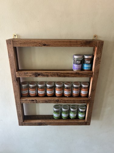 Rustic handmade herb and spice - and,