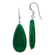 Sterling Silver Polished Green