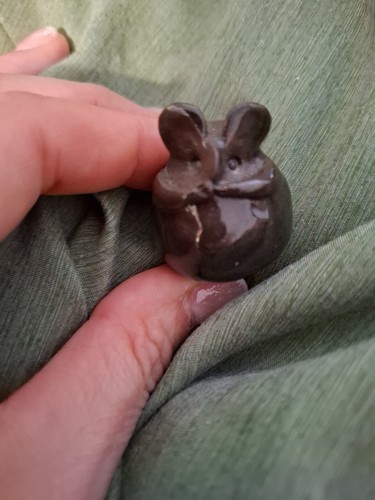 Vintage ceramic mouse - vintage,