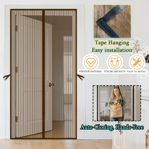 Magnetic screen door upgraded - magnetic, door,