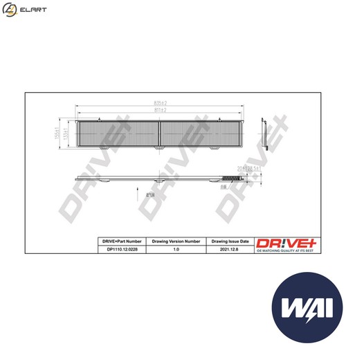 Filter cabin air - filter,