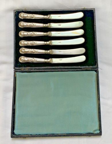 Sterling silver handled - 6,