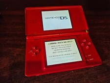 NINTENDO DS LITE RED & 6 GAMES
