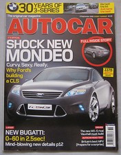 Autocar magazine 6 September