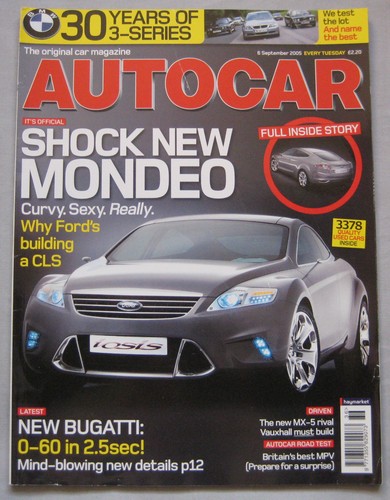 Autocar magazine september - magazine,