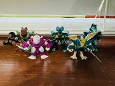 Battle Beasts Hasbro Takara Vintage Lot Bundle Of 5 Figures With Weapons
