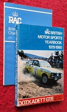 1979 - 1980 RAC British Motor Sports COMPETITORS YEARBOOK Rules Regs Circuits x2