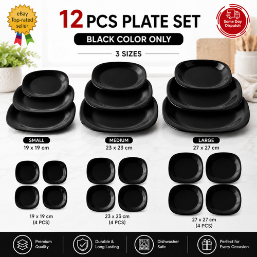 12pcs unbreakable plastic - unbreakable,