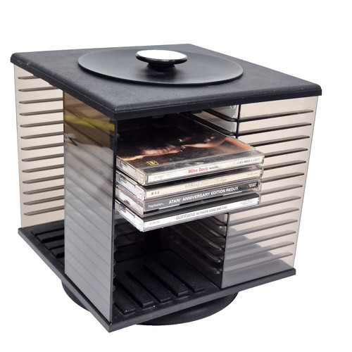 Disc rotating jewel case - cd,