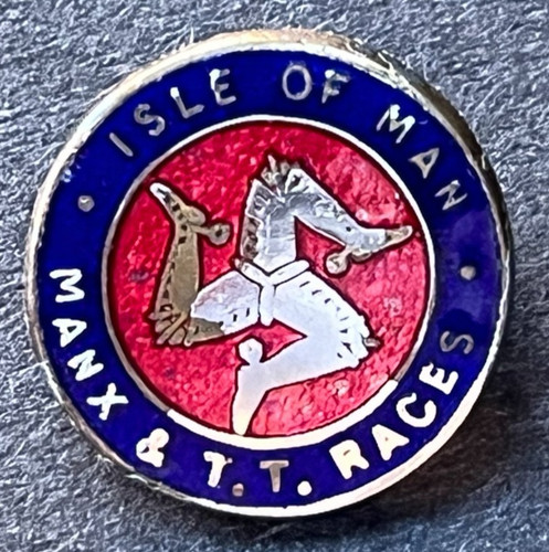 Motorcycle pin badge - motorcycle, isle