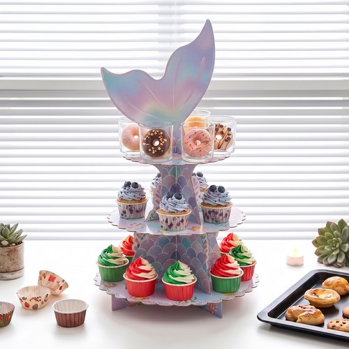 Tier cardboard cupcake cake - 3,