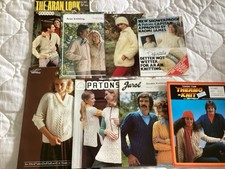 Vintage aran knitting patterns - knitting,