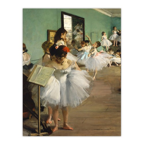 The dance class ballet studio - the,