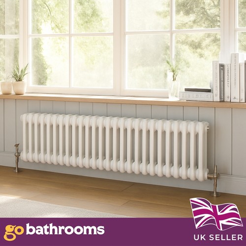 White double radiator - double,