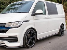 18” VW TRANSPORTER SPORTLINE ALLOY WHEELS 5x120 BLACK T5 5.1 T6 6.1 7 CAMPERVAN 