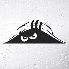 Peeking Monster Funny Car Sticker -  Laptop Vinyl Decal Bumper Lorry Truck JDM