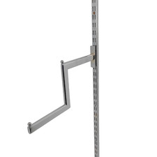 CHROME TWIN SLOT STEPPED ARM