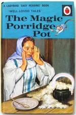 Vintage Ladybird Book– The Magic Porridge Pot-606D-1st Ed-Near Fine +FREE COVER+