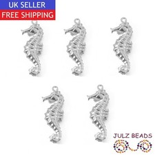 Seahorse charms stainless - charms,