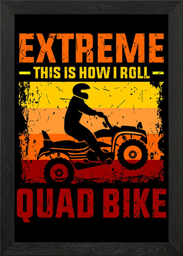 Quad bike atv rider - quad,