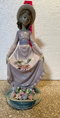 Vintage lladro 5027 girl - lladro, #5027