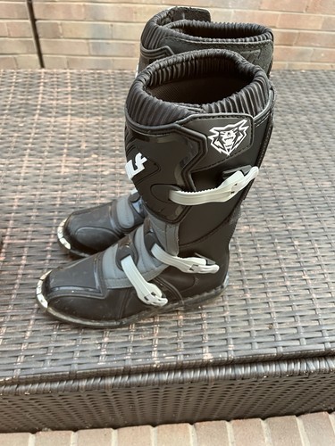 Motorcross boots size wulf - motorcross,