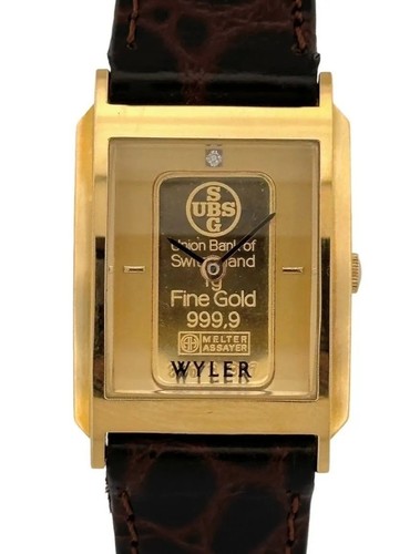 Wyler ingot watch fine gold - fine,