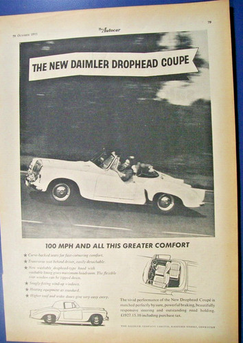 1955 daimler drophead - 1955,