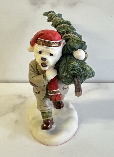 Westie dog with - dog, christmas