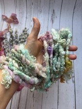Fluffy Hand Spun Art Yarn w/