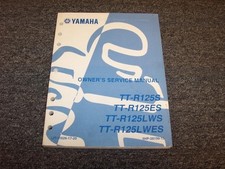 2004 Yamaha TTR125S TTR125 Motorcycle Dirt Bike Shop Service Repair Manual