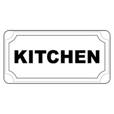 Kitchen Black Retro Vintage