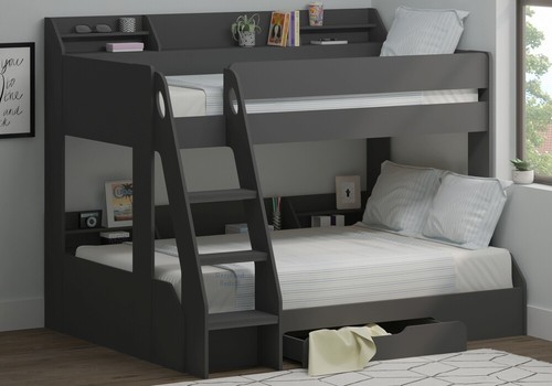 Marion grey triple - marion, bed