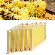 10X Langstroth Brood Honeycomb Frames Super Bee Hive Beekeeping Foundation UK