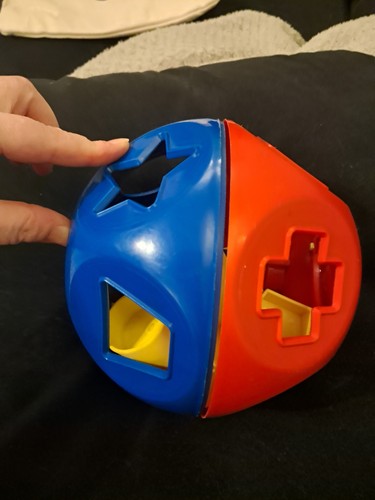 Tupperware shape sorter ball - sorter, ball-
