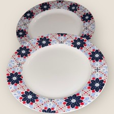 Denby Monsoon Bettie 2x Salad Dessert Plates 8.5” Unused New w/o Tags