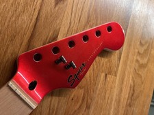 Squier Contemporary Stratocaster Neck - Dark Metallic Red Headstock